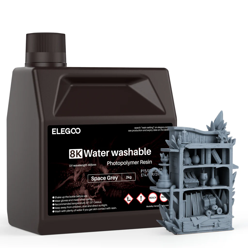 8K Water-Washable Resin - Image 14
