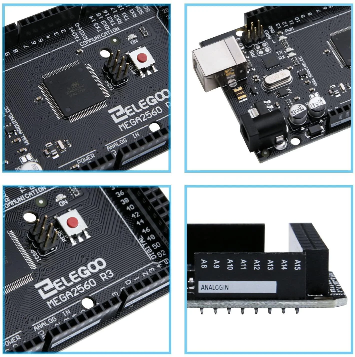 MEGA 2560 R3 Board with USB Cable - Image 4